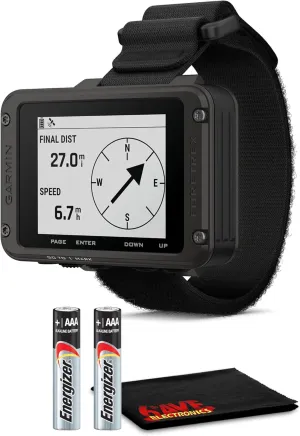 Garmin Foretrex 801 - Wrist Mounted GPS Navigator with Strap for Hunters, Hikers & Military Men - Tactical Watch for Outdoor Recreation, Upgraded Multi-Band GNSS and Longer Battery Life