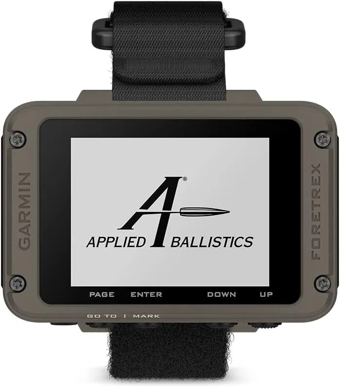 Garmin Foretrex 901, Ballistics Edition, Wrist-Mounted GPS Navigators, Upgraded Multi-Band GNSS, Longer Battery Life