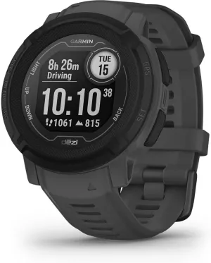 Garmin Instinct 2, dezl Edition, Rugged Trucking Smartwatch, Easy Break Planning, Compatible with the dezl OTR Navigator, Black