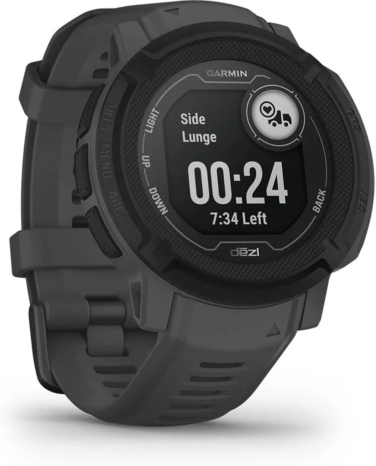 Garmin Instinct 2, dezl Edition, Rugged Trucking Smartwatch, Easy Break Planning, Compatible with the dezl OTR Navigator, Black