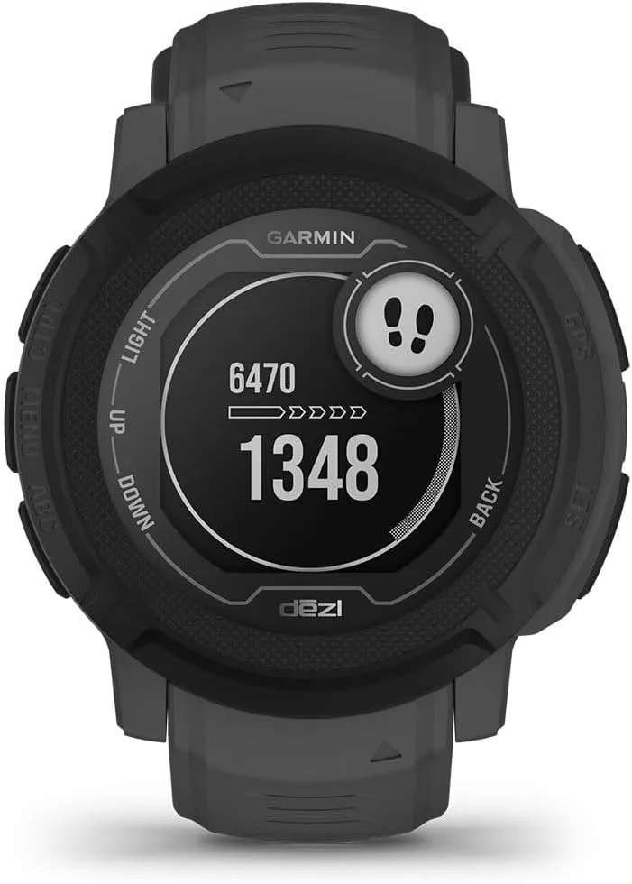 Garmin Instinct 2, dezl Edition, Rugged Trucking Smartwatch, Easy Break Planning, Compatible with the dezl OTR Navigator, Black
