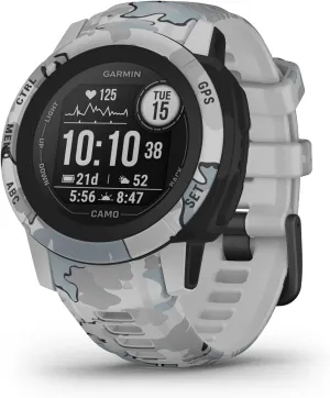 Garmin Instinct 2S, Camo-Edition, Smaller-sized Rugged Outdoor Watch with GPS, Built for All Elements, Multi-GNSS Support, Tracback Routing and More, mist camo