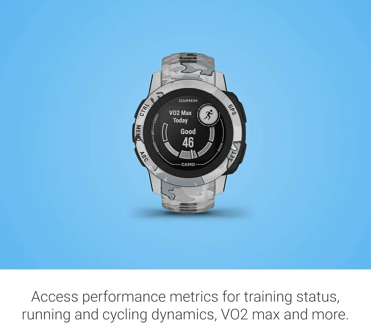 Garmin Instinct 2S, Camo-Edition, Smaller-sized Rugged Outdoor Watch with GPS, Built for All Elements, Multi-GNSS Support, Tracback Routing and More, mist camo