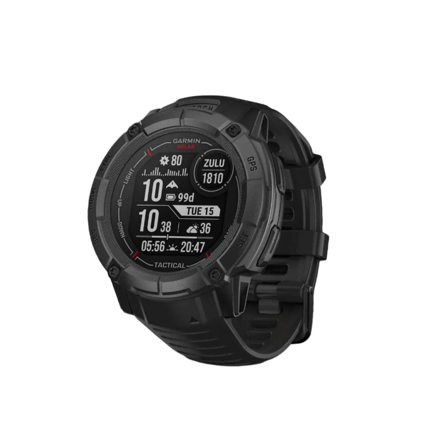 Garmin Instinct® 2x Solar Gps Smartwatch - Health & Fitness Tracking With Multi-band Gnss - Black|Garmin Instinct® 2x Solar Gps Smartwatch - Suivi De La Sante Et De La Condition Physique Avec Gnss M