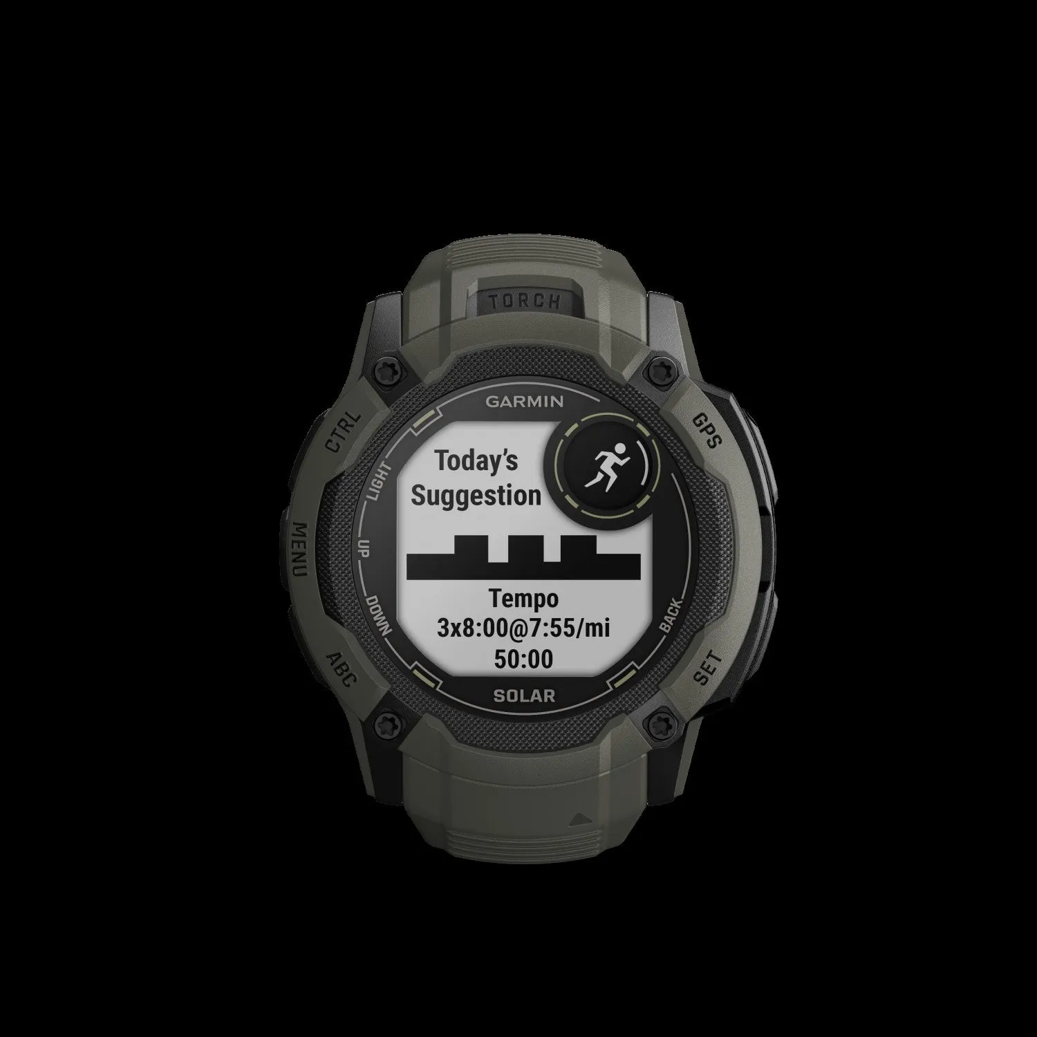 Garmin Instinct® 2x Solar Gps Smartwatch - Health & Fitness Tracking With Multi-band Gnss - Moss|Garmin Instinct® 2x Solar Gps Montre Connectee - Suivi De La Sante Et De La Condition Physique Avec