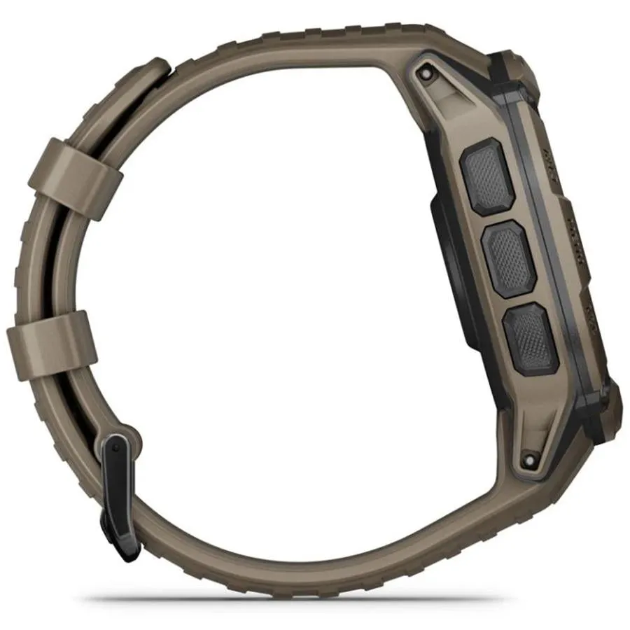 Garmin Instinct 2X Solar Rugged GPS Smartwatch, Tactical Edition, Coyote Tan