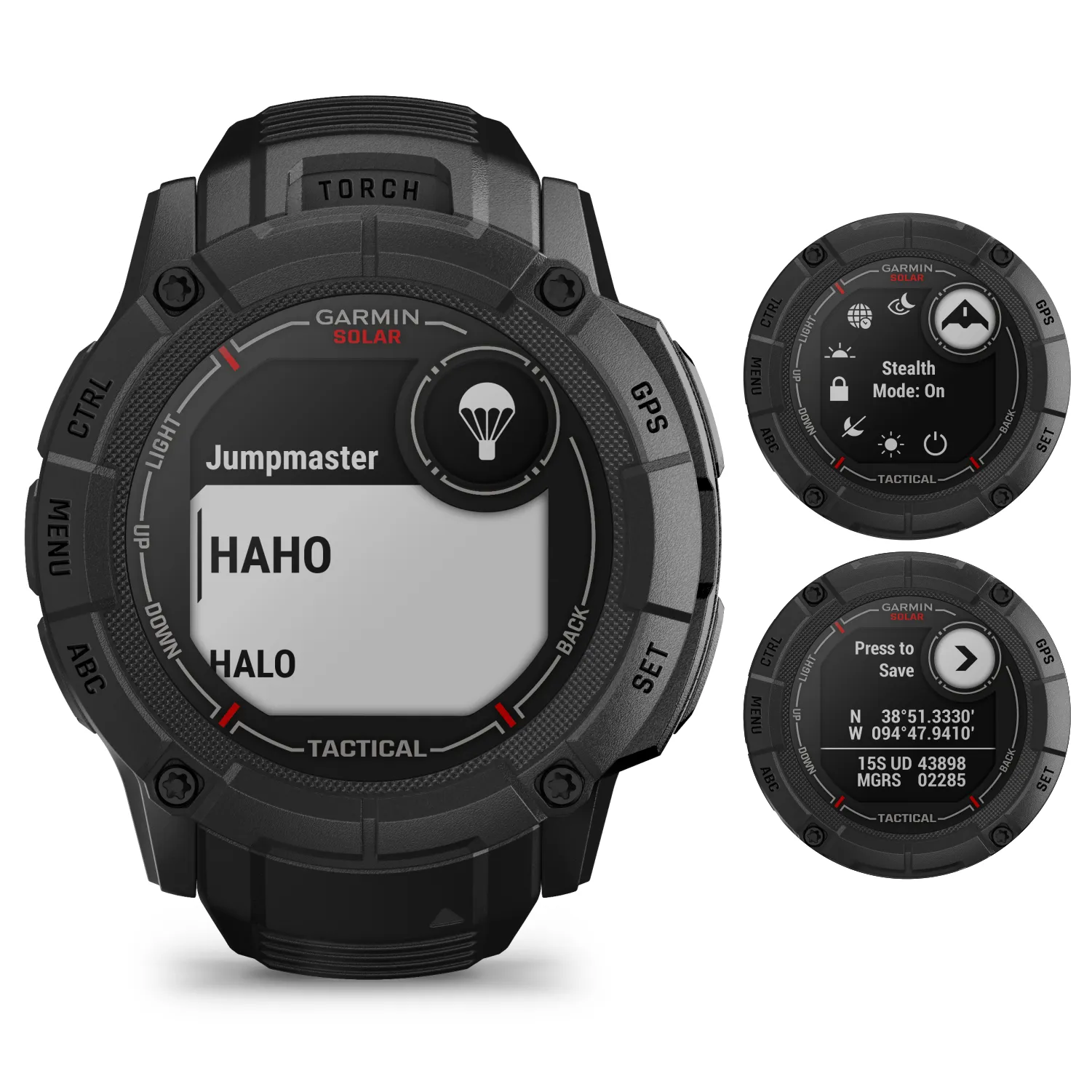 Garmin Instinct 2X Solar Series Rugged GPS Men Smartwatch with Power Glass Lens, LED Flashlight with Wearable4U EarBuds Bundle