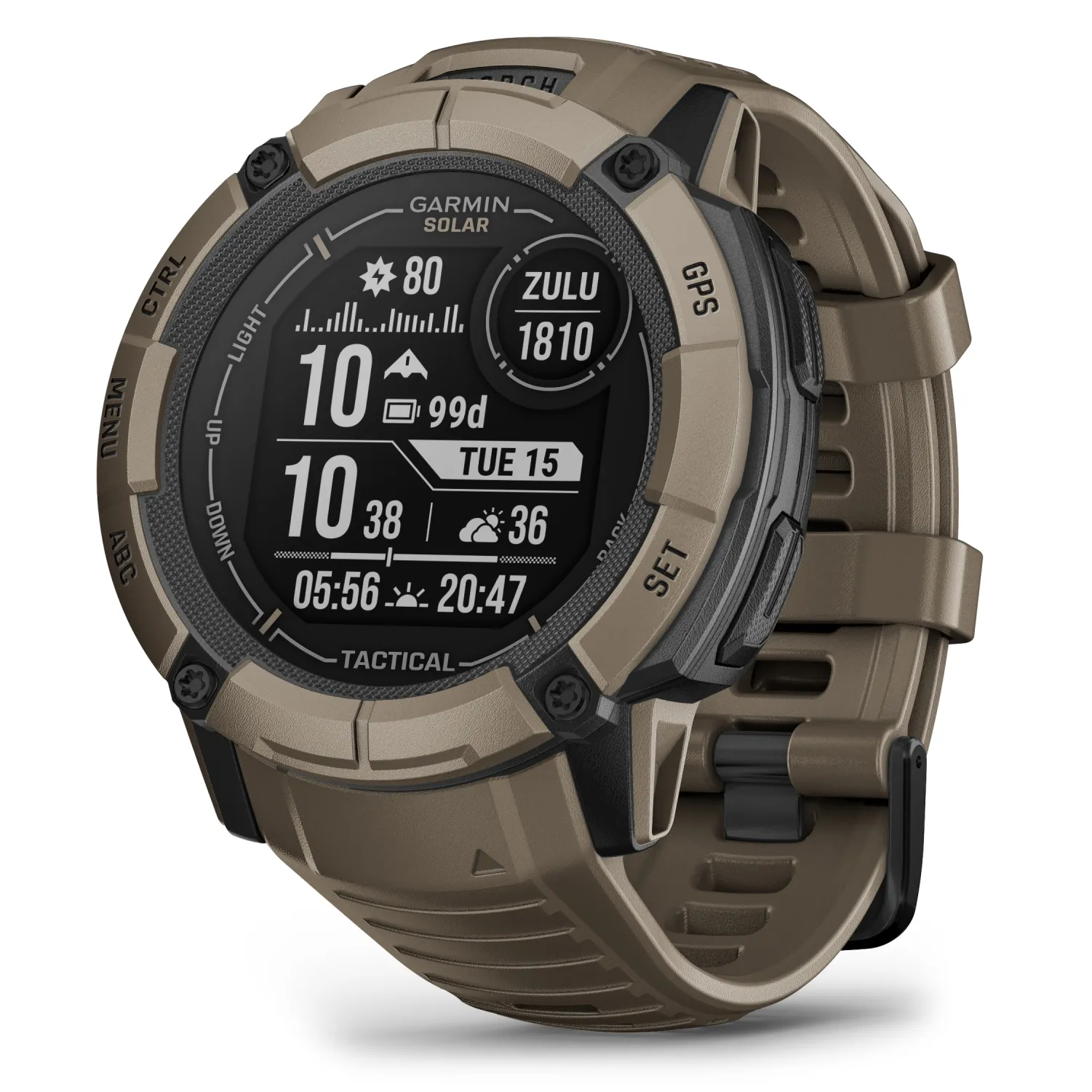 Garmin Instinct 2X Solar Series Rugged GPS Men Smartwatch with Power Glass Lens, LED Flashlight with Wearable4U EarBuds Bundle