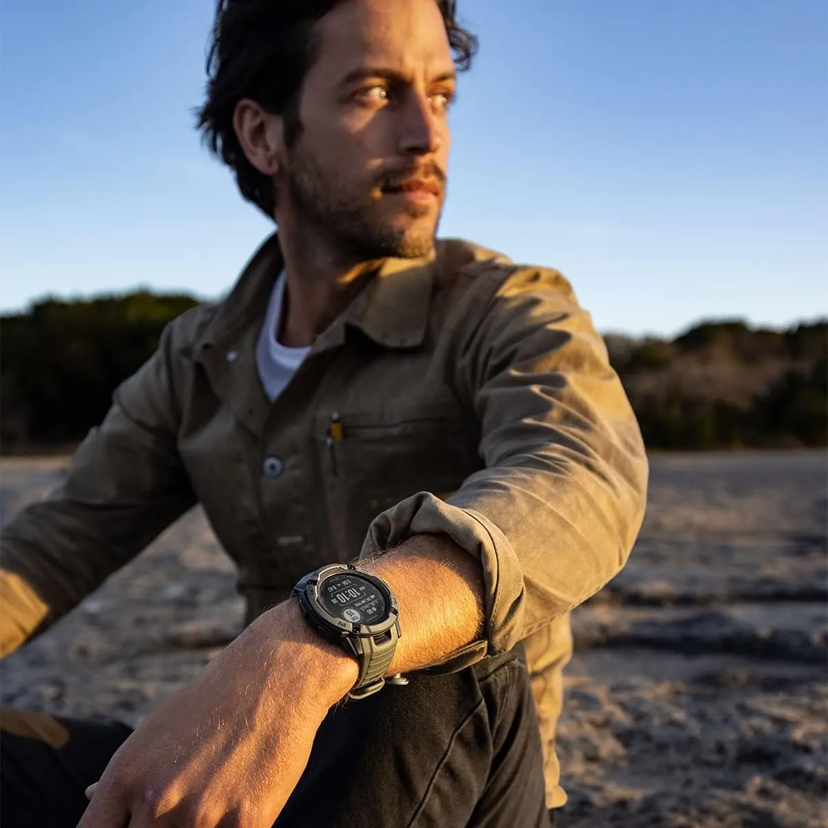 Garmin Instinct 2X Solar (Whitestone) Rugged GPS Smartwatch Bundle - Multi-Band GNSS, 24/7 Health Monitoring, Smart Notifications with PlayBetter Portable Charger & Screen Protectors