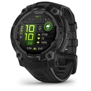 Garmin Instinct® 3 45 MM Unisex Black AMOLED Display Metal-Reinforced Bezel Built-in Flashlight Up To 18 Days Of Battery Life Rugged Outdoor GPS Smartwatch - 010-02936-00