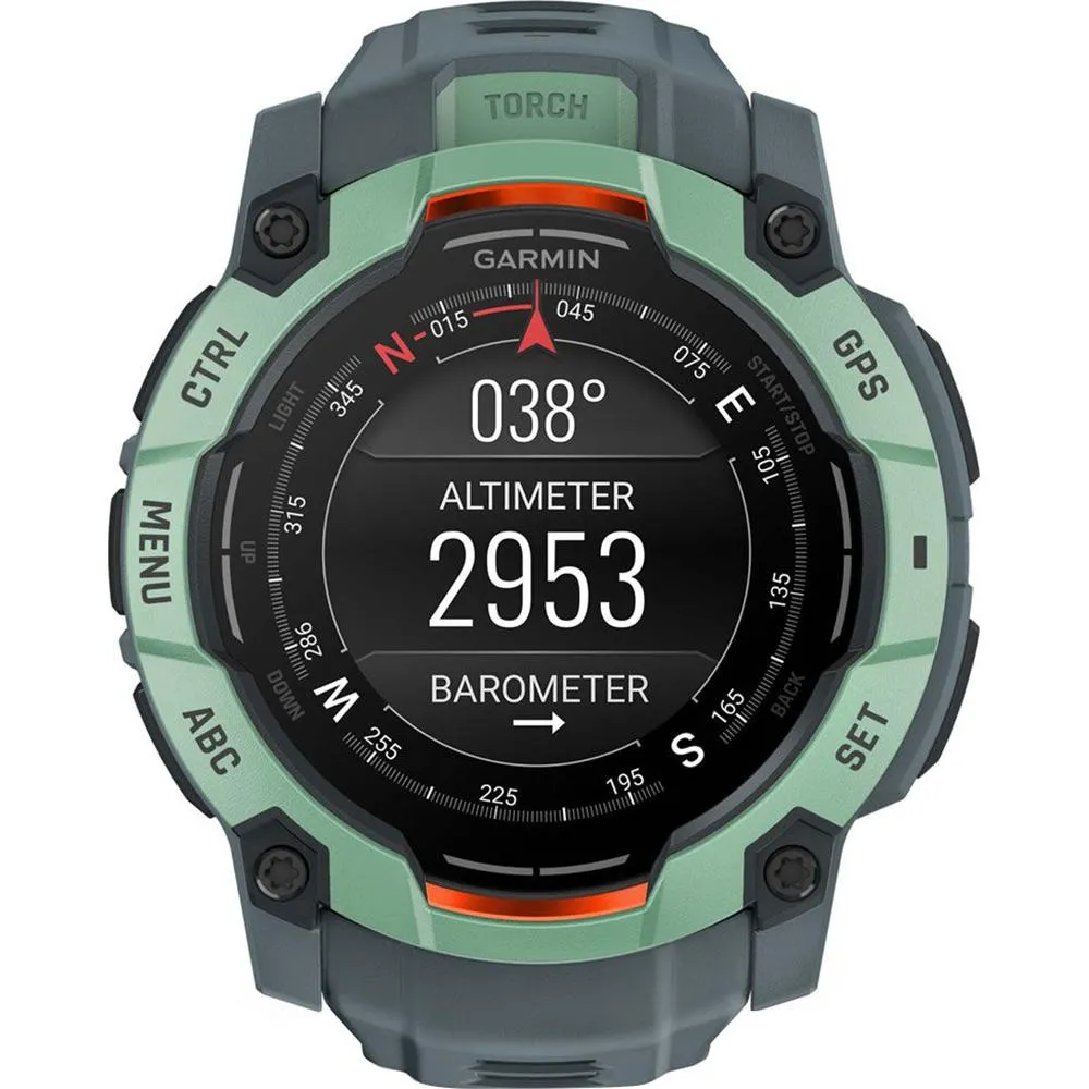 Garmin Instinct 3 50mm Outdoor GPS Smartwatch   Screen Protector   2 Yr Warranty Bundle