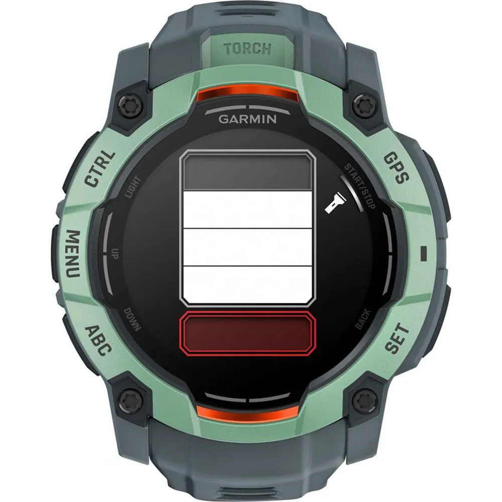 Garmin Instinct 3 50mm Outdoor GPS Smartwatch   Screen Protector   2 Yr Warranty Bundle