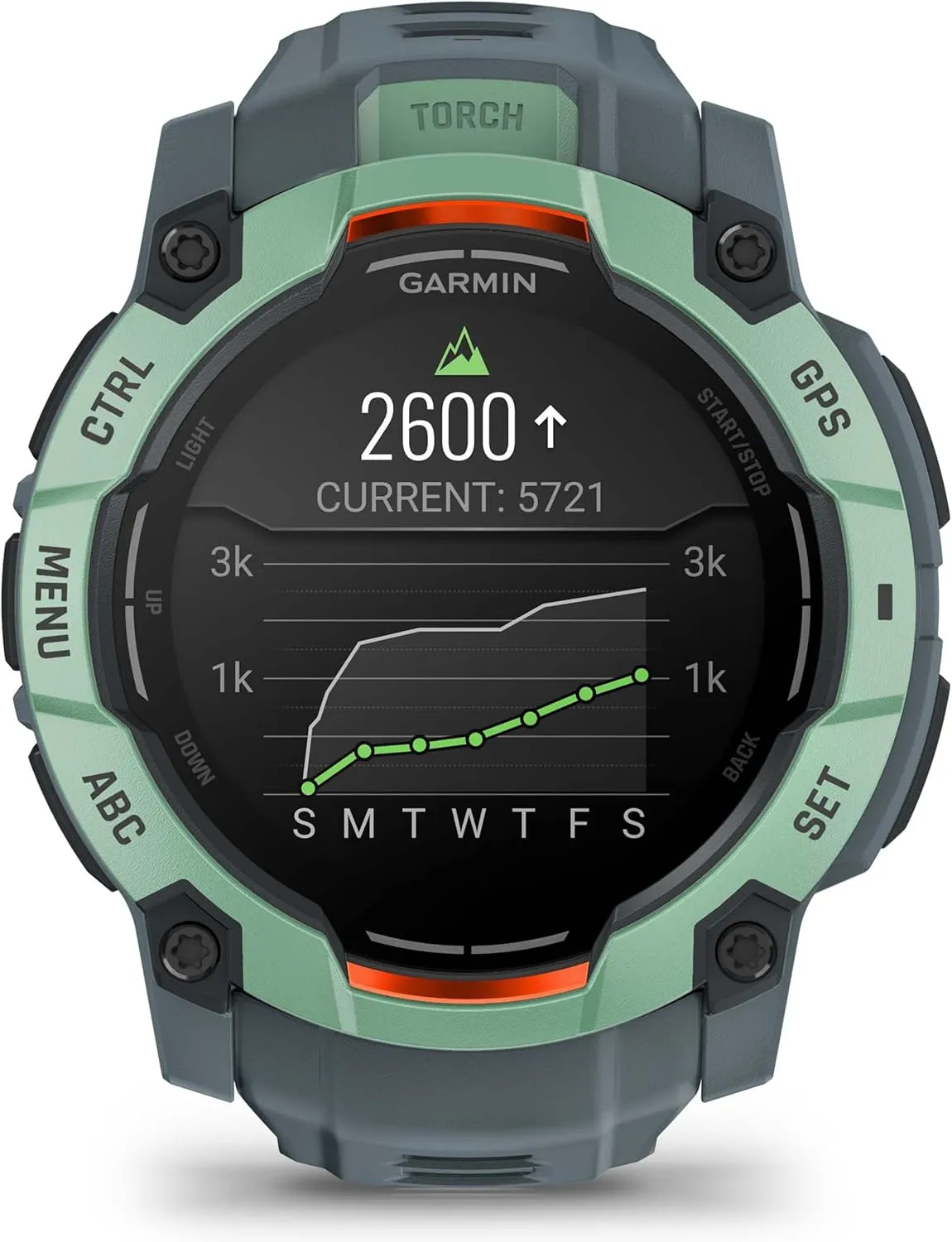 Garmin Instinct 3 AMOLED 50mm (Neo Tropic/Twilight) Rugged Outdoor GPS Smartwatch Bundle - Metal Bezel, Built-in Flashlight, Long Battery Life with PlayBetter Portable Charger & HD Screen Protectors