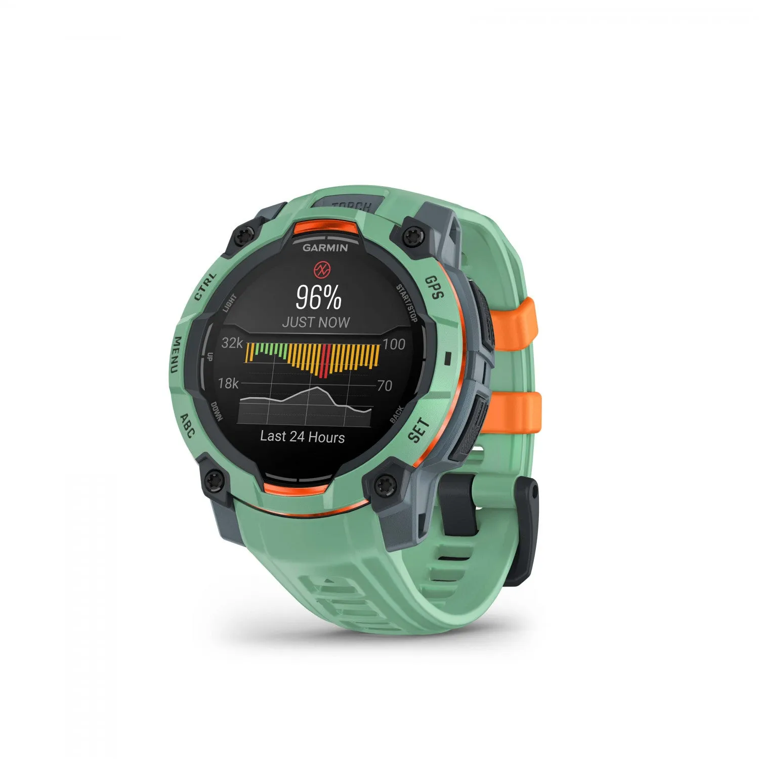 Garmin Instinct 3 Amoled Smartwatch 45 Mm - Rugged Military Spec 810, Compass, Barometric Altimeter |Montre Connectee Garmin Instinct 3 Amoled 45 Mm - Specifications Militaires Robustes 810, Boussole,