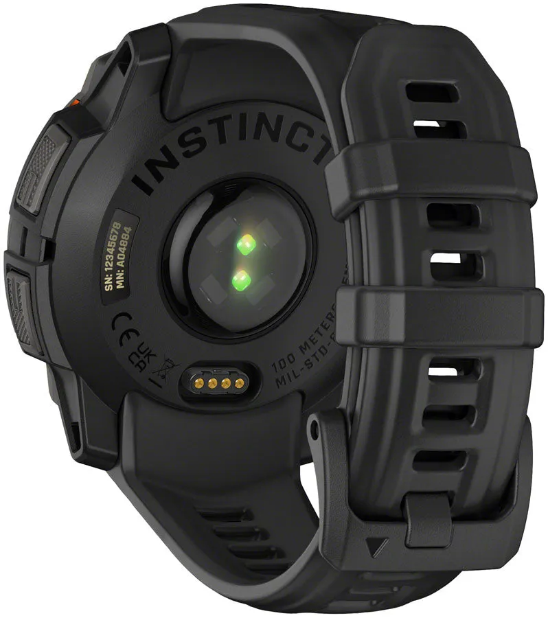 Garmin Instinct 3 GPS Smartwatch - 45mm, Solar Black/Black