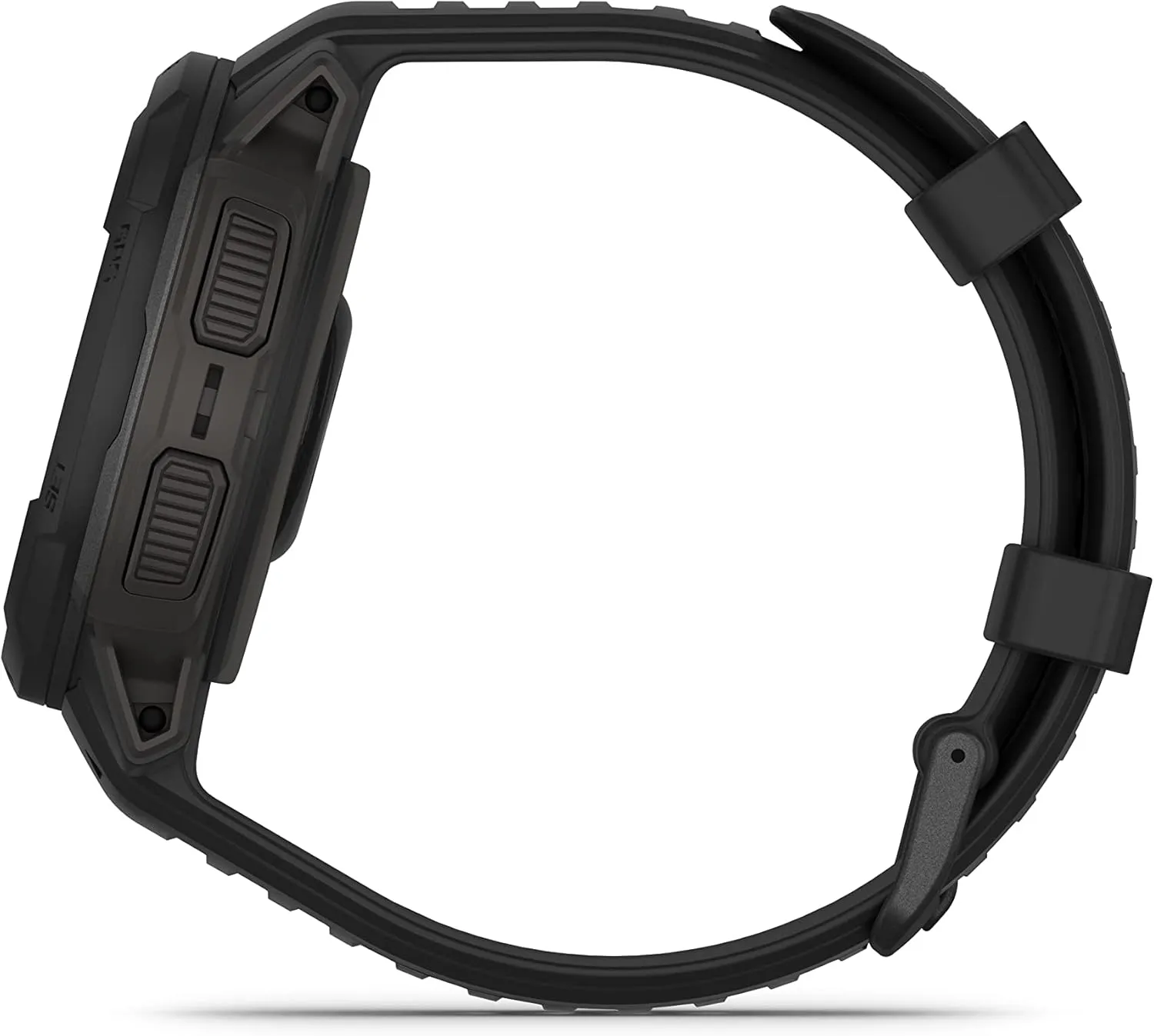 Garmin Instinct Crossover Solar Tactical, Rugged Hybrid Multisport GPS Smartwatch, Graphite | Heart Rate Monitor, Analog Hands, Digital Display, Up to 28 Day Battery Life w/Signature Charging Bundle
