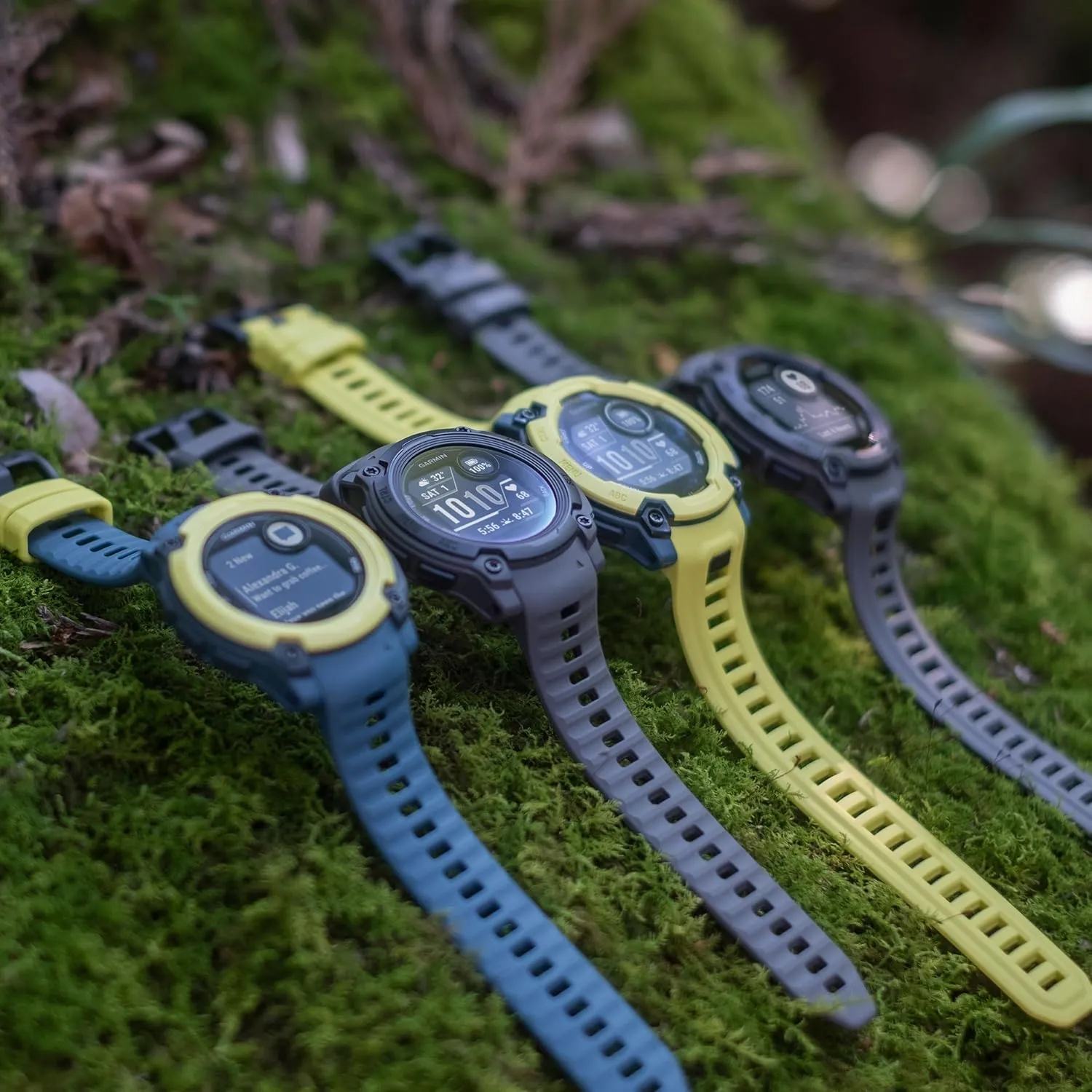 Garmin Instinct E 45mm (Electric Lime) Rugged Outdoor GPS Smartwatch Bundle - 24/7 Health Monitoring, Wrist-Based Heart Rate, Long Battery Life with PlayBetter Portable Charger & HD Screen Protectors