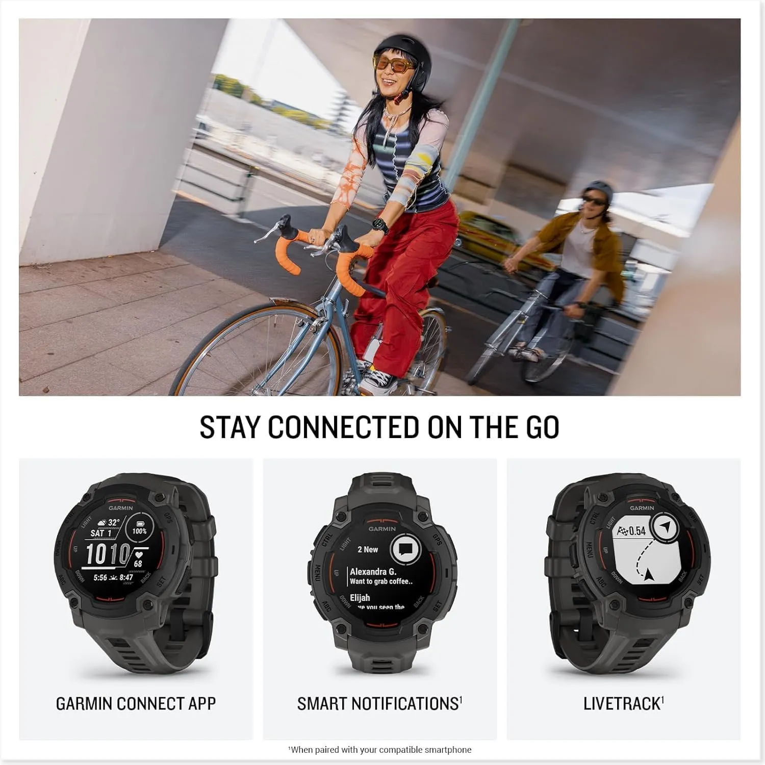 Garmin Instinct E 45mm (Electric Lime) Rugged Outdoor GPS Smartwatch Bundle - 24/7 Health Monitoring, Wrist-Based Heart Rate, Long Battery Life with PlayBetter Portable Charger & HD Screen Protectors