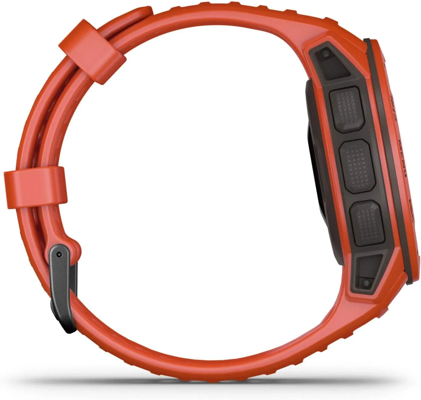 Garmin Instinct, Rugged Outdoor Watch with GPS, Features GLONASS and Galileo, Heart Rate Monitoring and 3-Axis Compass, Flame Red