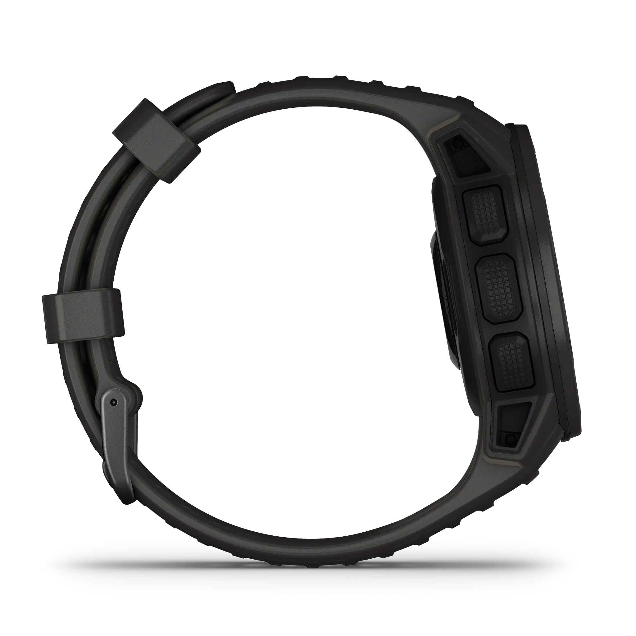 Garmin - Instinct Solar, Rugged Outdoor Smartwatch, Graphite