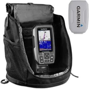 Garmin Striker 4 CHIRP Fishfinder/GPS Bundle GPS Accessory Bundle and Protective Cover (010-01550-10)