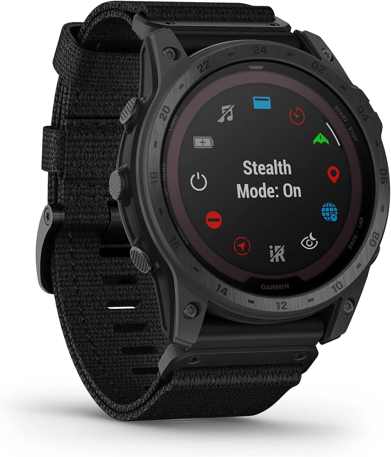 Garmin tactix 7, Pro Edition, Ruggedly Built Tactical GPS Watch with Solar Charging Capabilities and Nylon Band