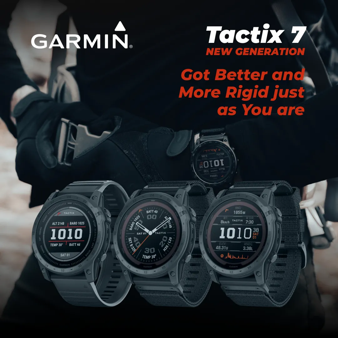 Garmin Tactix 7 Tactical Multisport GPS Smartwatch with 1.4” Always-On Display Tactical Watch | Advanced Training, Tracking   Mission-ready Features