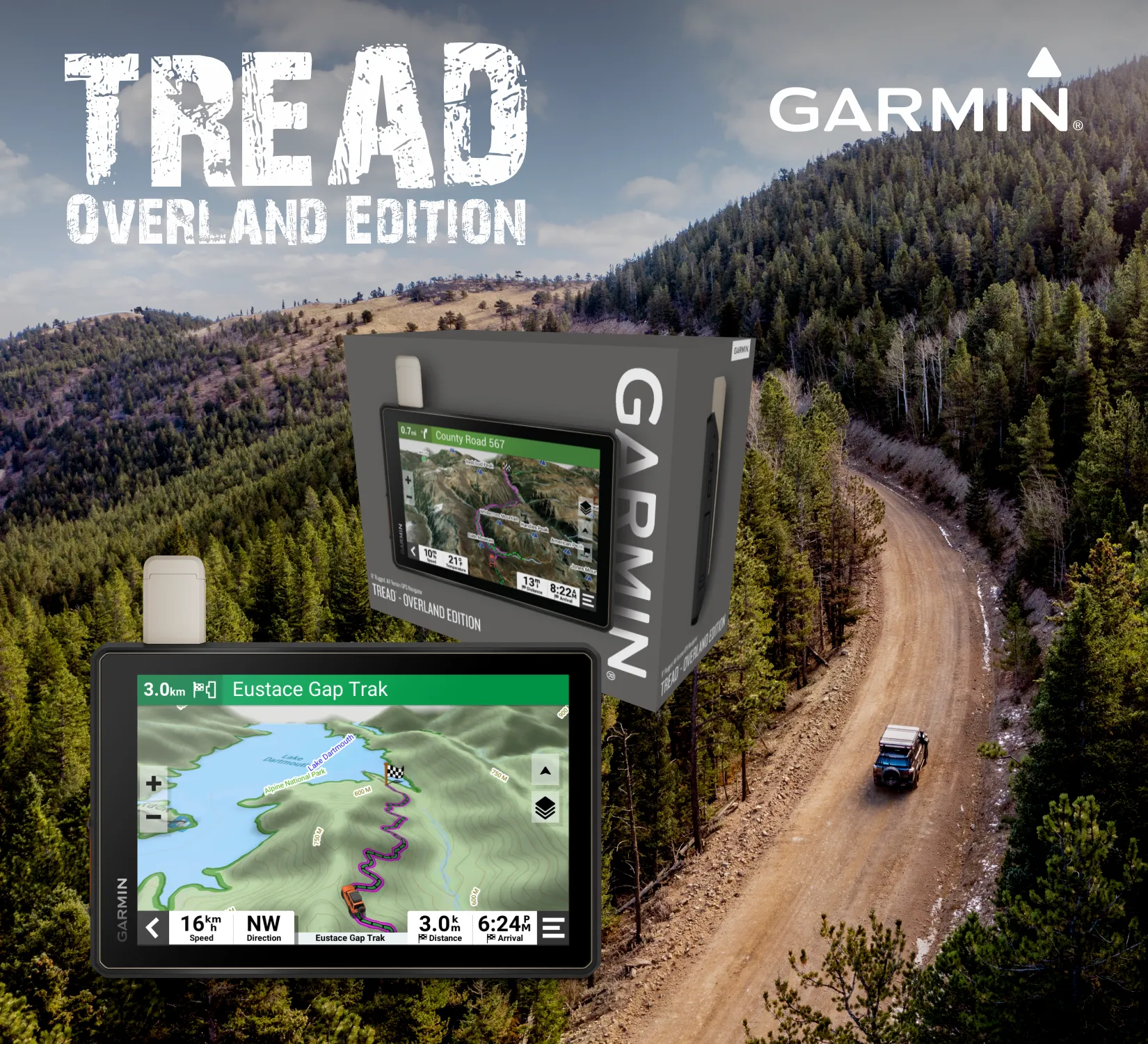 Garmin Tread Overland, All-Terrain GPS Navigator (010-02508-00)