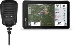Garmin Tread Powersport Off-Road Navigator with Group Ride Radio, Group Tracking and Voice Communication, 5.5" Display, 010-02406-00,Black