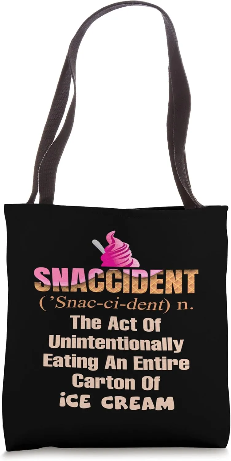 Gelato Dessert Ice Cream Lover Foodie Funny Definition Tote Bag