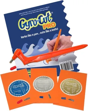 Genuine Gyro-Cut® PRO Tool Kit Including 3 Blades - Standard, Medium and Deep Cut Blades