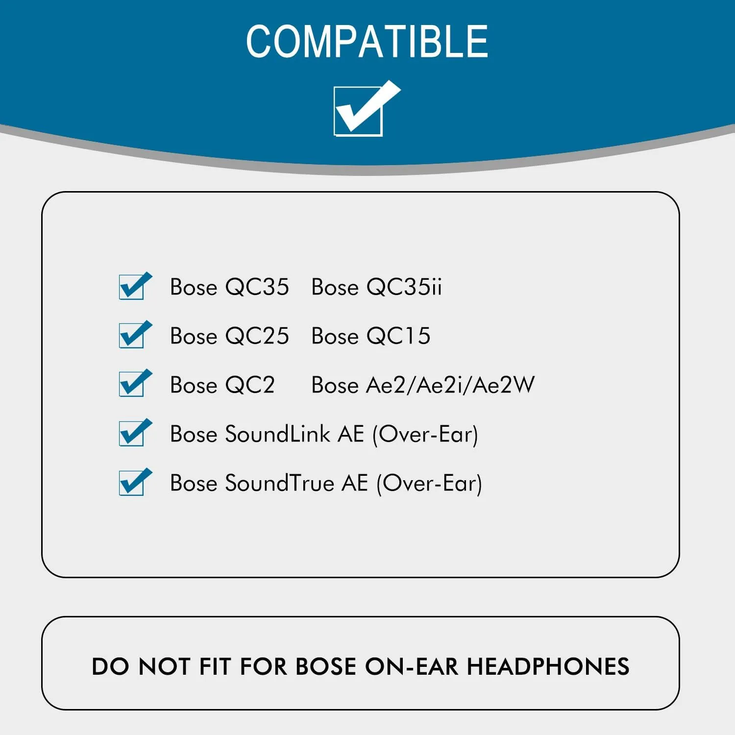 GEVO Cooling Gel Ear Pads Cushions Replacement, Ear Pads for Bose QuietComfort 35 (QC35) and Quiet Comfort 35 II (QC35 II) Over-Ear Headphones & More, Memory Foam & Cooler for Longer (Silver)
