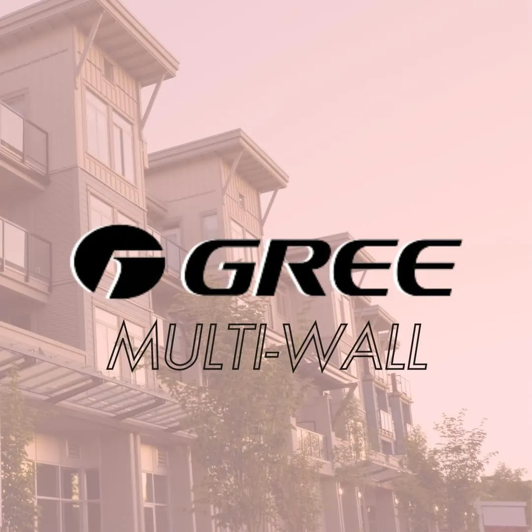 Gree MULTI42CLIV500-42,000 BTU Multi21  Penta-Zone Wall Mount Mini Split Air Conditioner Heat Pump 208-230V (9-9-9-9-9)
