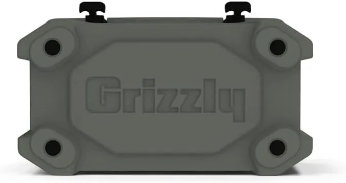 Grizzly 15 Cooler | 15 qt Ice Chest Durable Rotomolded Insulated | Made in USA | Warranty for Life | For Beach Boat Camping Fishing Hunting | G15
