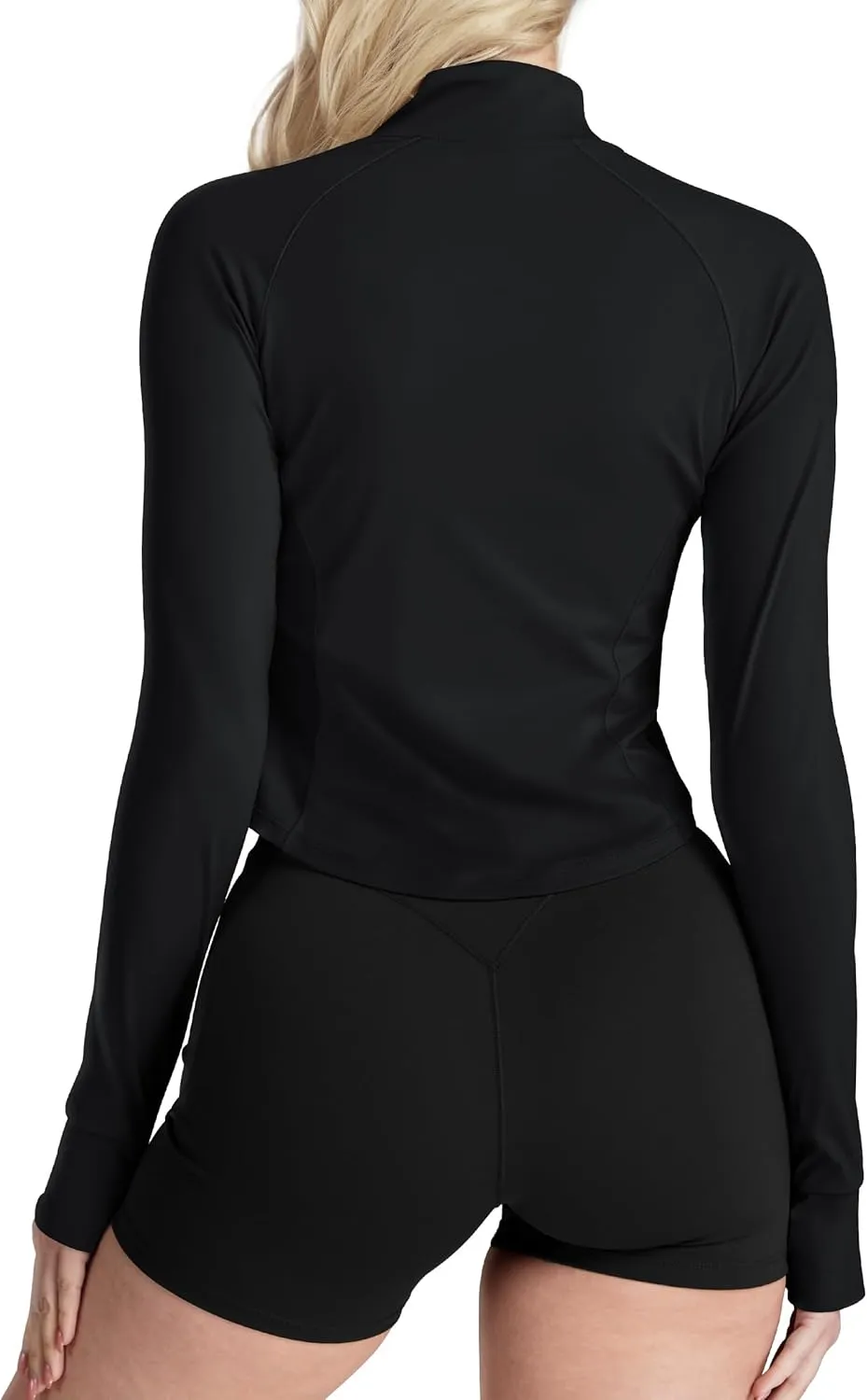 GYM RAINBOW Women's UPF 50  Sun Protection Jacket Cooling Cropped Lightweight Sun Shirt Running Jacket Outdoor Hiking