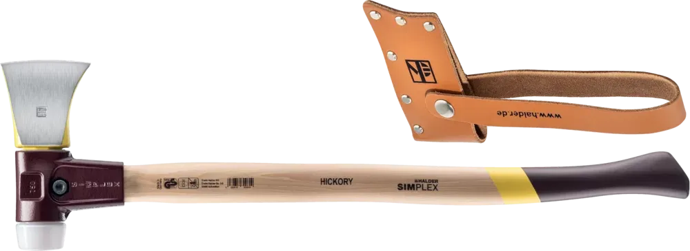 Halder SIMPLEX Splitting Axe Cast Iron Housing & Hickory Handle 100mm Blade
