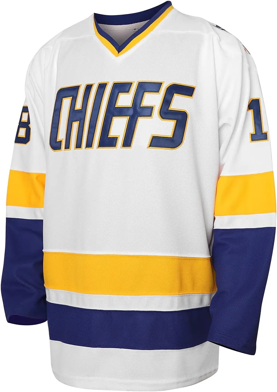 Hanson Brothers Jersey, Charlestown Chiefs 16,17,18 Slap Shot Ice Hockey Movie Jersey
