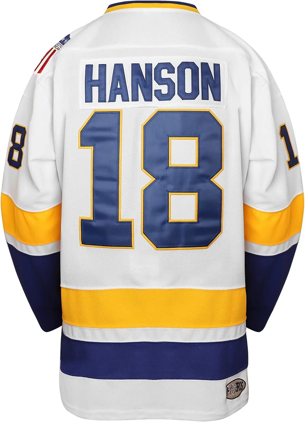 Hanson Brothers Jersey, Charlestown Chiefs 16,17,18 Slap Shot Ice Hockey Movie Jersey
