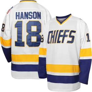 Hanson Brothers Jersey, Charlestown Chiefs 16,17,18 Slap Shot Ice Hockey Movie Jersey