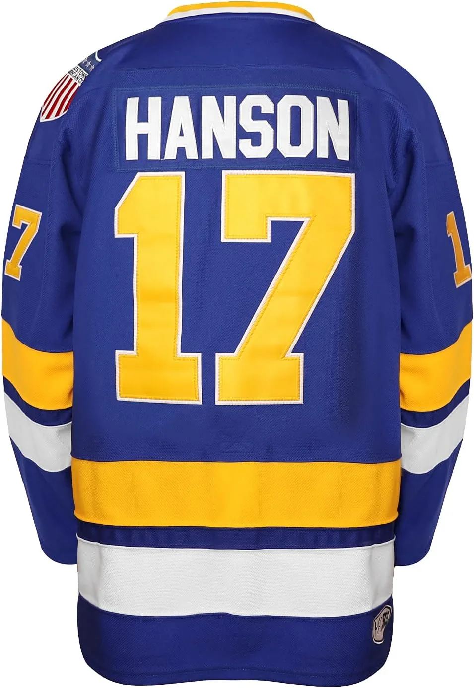 Hanson Brothers Jersey, Charlestown Chiefs 16,17,18 Slap Shot Ice Hockey Movie Jersey