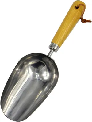 Happyyami Garden Tools Stainless Steel Garden Scoop Multi-Function Hand Shovel Durable Lightweight Easy to Carry