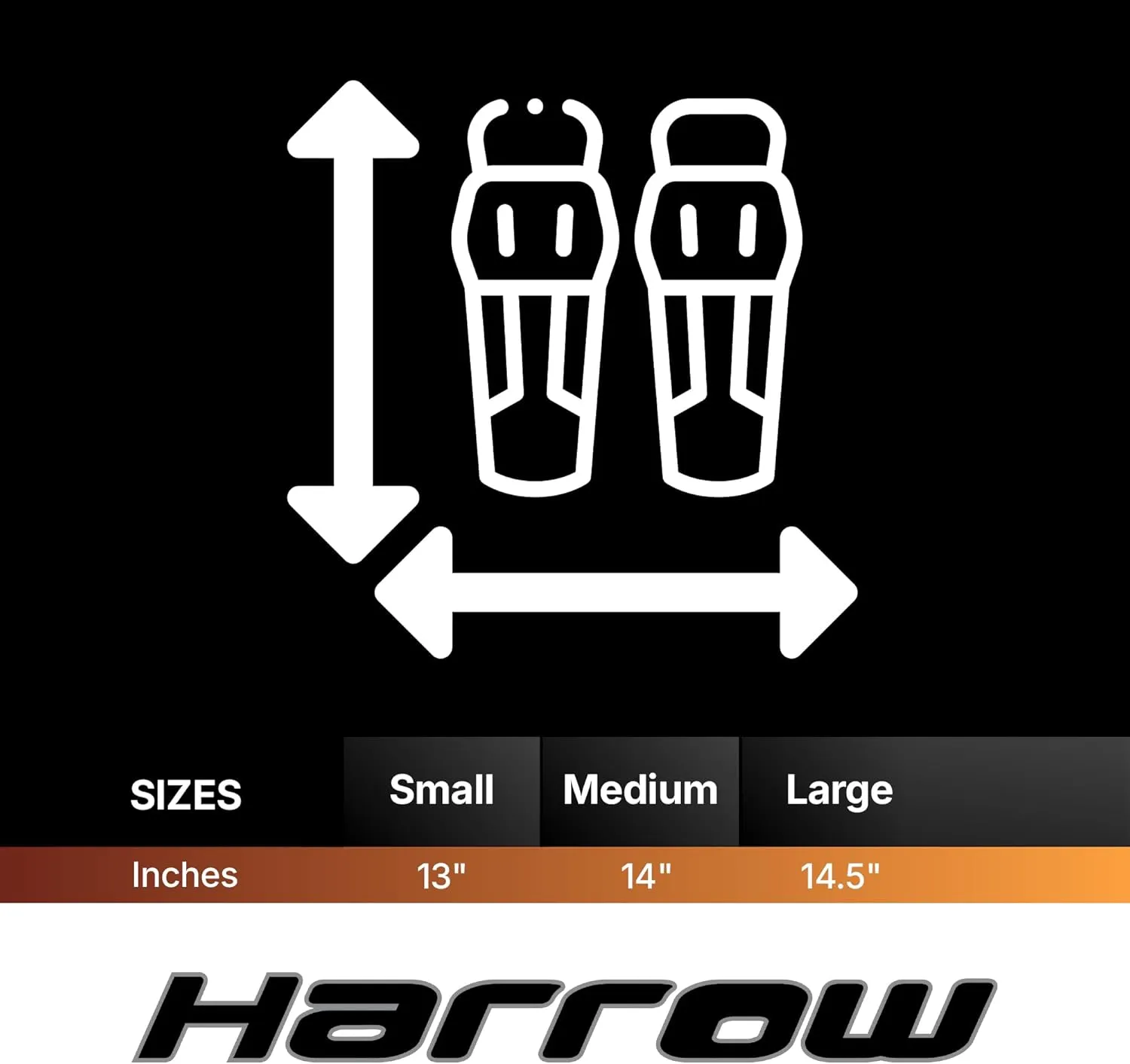 Harrow Probot Shin Guards White | High-Impact Protection for Field Hockey, Lacrosse & Ice Hockey | Lightweight, Breathable, & Durable Design | Available in Small, Medium, Large