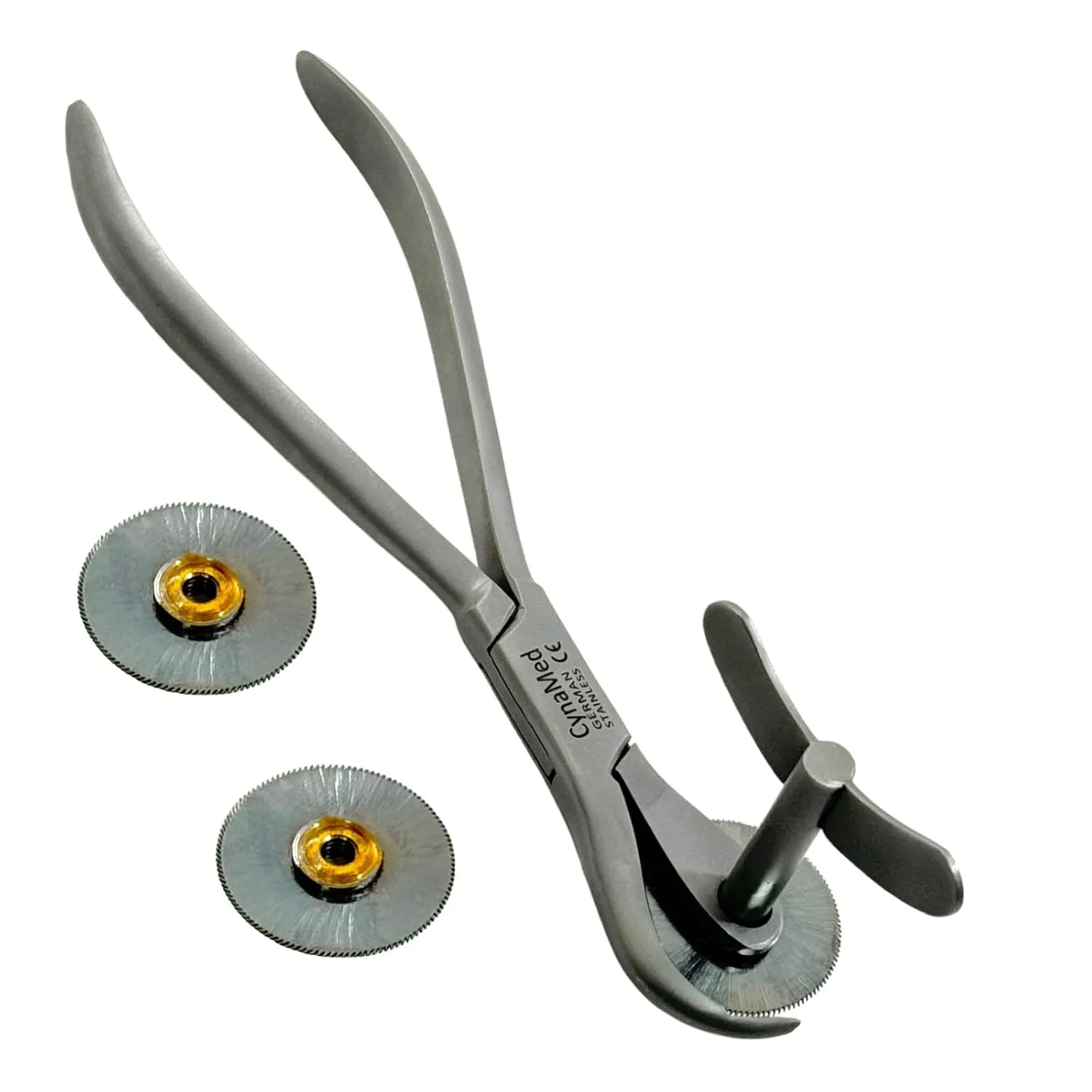 Heavy Duty Tough Cut Jewelry Cutting Device - Finger Ring Cutter Tool - First Aid Fire Rescue with 2X Replacement Blades | German Stainless Steel