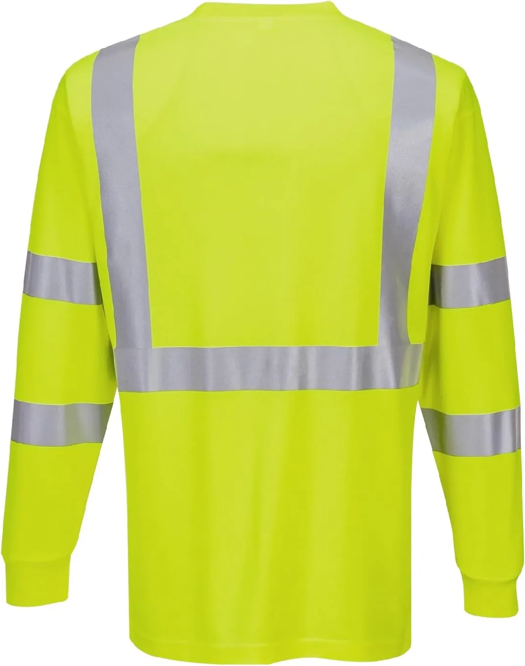 Hi Vis Safety Shirts for Men Reflective,High Visibility Work T-shirt Short Sleeve with Pocket, 3 and 5 Pack