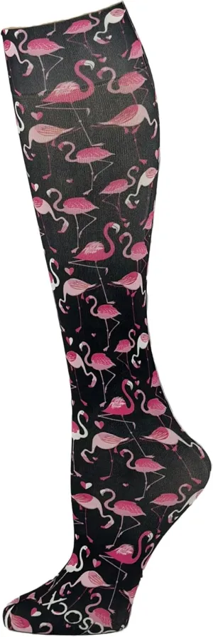 Hocsocx Flamingo Duex Socks Performance Liner Moisture-Wicking Protection for Field Hockey, Ice Hockey, and Soccer