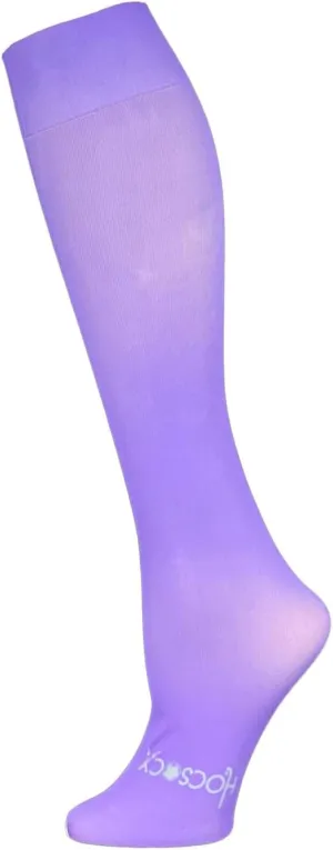 Hocsocx Just Purple Socks Performance Liner Moisture-Wicking Protection for Field Hockey, Ice Hockey, and Soccer
