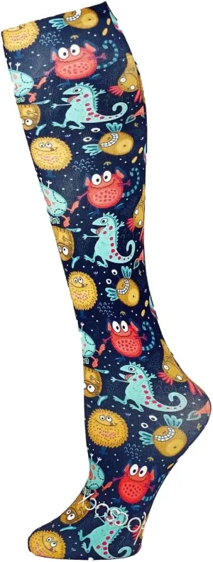 Hocsocx Monsters Socks Performance Liner Moisture-Wicking Protection for Field Hockey, Ice Hockey, and Soccer