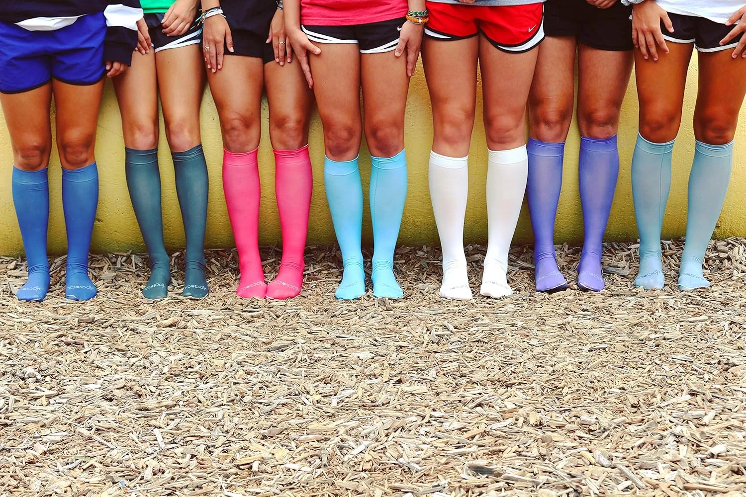 Hocsocx Steel Grey Socks Performance Liner Moisture-Wicking Protection for Field Hockey, Ice Hockey, and Soccer