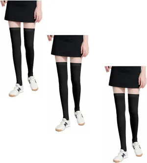 Hopply Golf Sun Protection Socks UPF50  Overknee Stocking Ice Silk Breathable Cool Socks for Women School Outdoor Sports