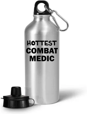 Hottest Combat Medic Water Bottle Tumbler Portable Drinkware - Gifts for Field Medics Funny Cute Gag Military Personnel Army Emergency First Aid Trauma Care